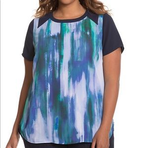 Lane Bryant / High-Low Woven Top - 26/28 (NWT)